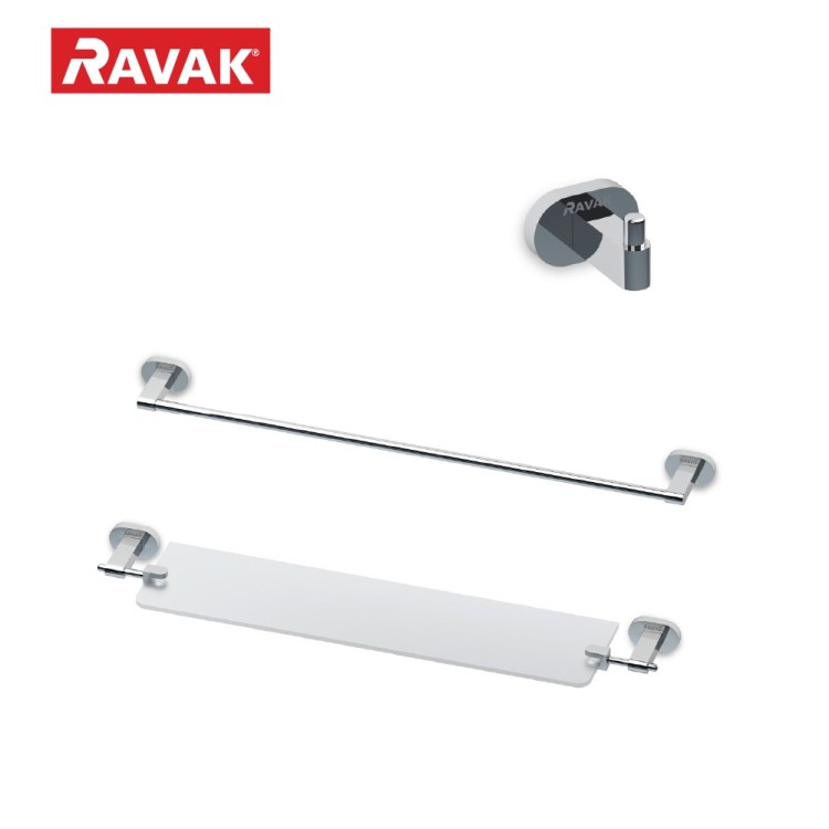 Aksesuāru komplekts RAVAK Chrome, hroms Set-27