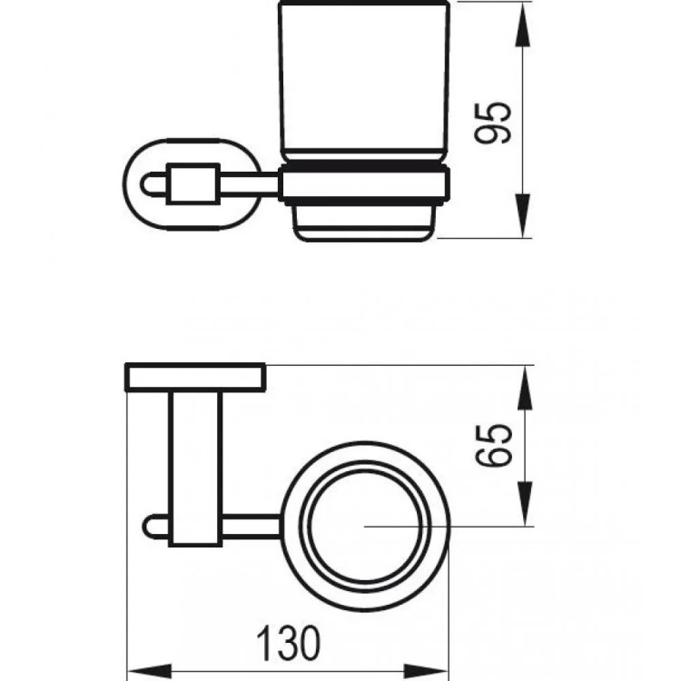 Aksesuāru komplekts RAVAK Chrome, hroms Set-28