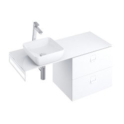 Darba virsma no impregnētās plāksnes MFPB Ravak Comfort 1200 120cm, balta