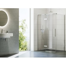 Dušas stūris taisnstūra Ravak Cool COSD2+COPS 100x80cm, hroms