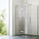Dušas stūris taisnstūra Ravak Cool COSD2+COPS 120x100cm, hroms