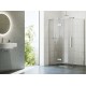 Dušas stūris taisnstūra Ravak Cool COSD2+COPS 120x100cm, hroms