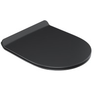 Tualetes poda vāks ar Soft Close Ravak VITA Slim, melns