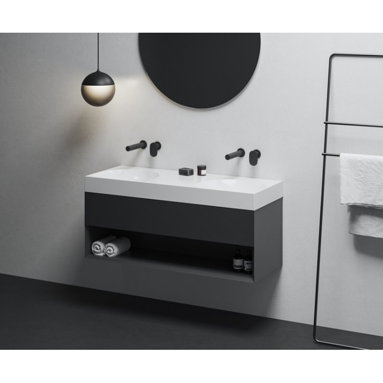 Vannas istabas dubultā izlietne RAVAK LITE 1200 120x45 cm, XJX01312001