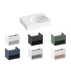 Vannas istabas izlietne RAVAK LITE 600/450 L 60x45 cm, XJXL1260000