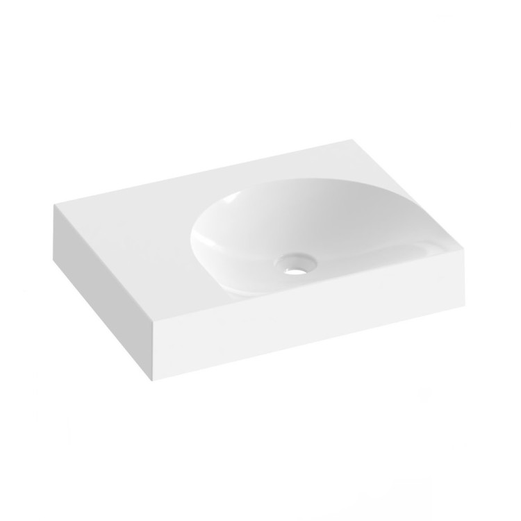 Vannas istabas izlietne RAVAK LITE 600/450 L 60x45 cm, XJXL1360000