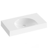 Vannas istabas izlietne RAVAK LITE 800/450 S 80x45 cm, XJX01380000