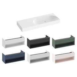 Vannas istabas izlietne RAVAK LITE 1200/800 L 120x45 cm, XJXL1312000