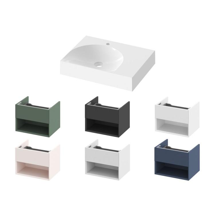 Vannas istabas izlietne RAVAK LITE 600/450 R 60x45 cm, XJXP1260000