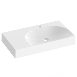 Vannas istabas izlietne RAVAK LITE 800/600 L 80x45 cm, XJXL1280001