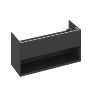 Vannas istabas skapītis izlietnei Ravak SD Lite 1200 , melns matēts