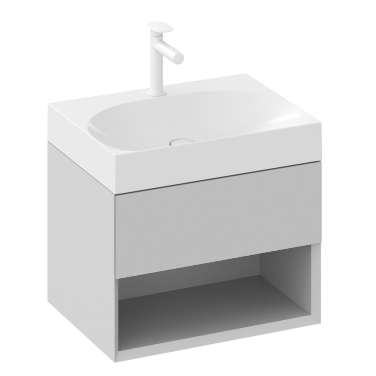 Vannas istabas skapītis izlietnei Ravak SD Lite 600 , pelēks