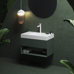 Vannas istabas skapītis izlietnei Ravak SD Lite 800 , zaļš