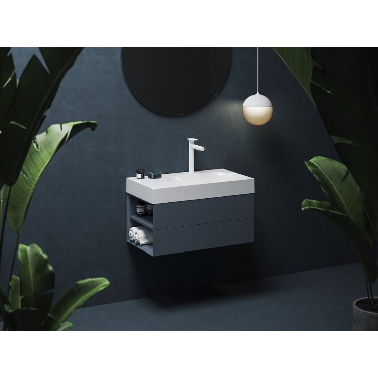 Vannas istabas skapītis izlietnei Ravak SD Lite 800 L ,tumši zils