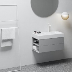 Vannas istabas skapītis izlietnei Ravak SD Lite 800 L , pelēks