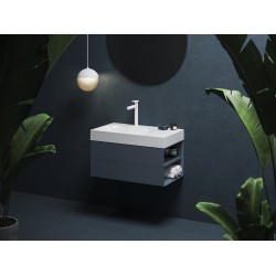 Vannas istabas skapītis izlietnei Ravak SD Lite 800 R , tumši zils