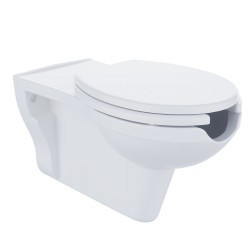 Tualetes pods piekaramais RAVAK SAFE ar SC vāku, pagarināts, balts