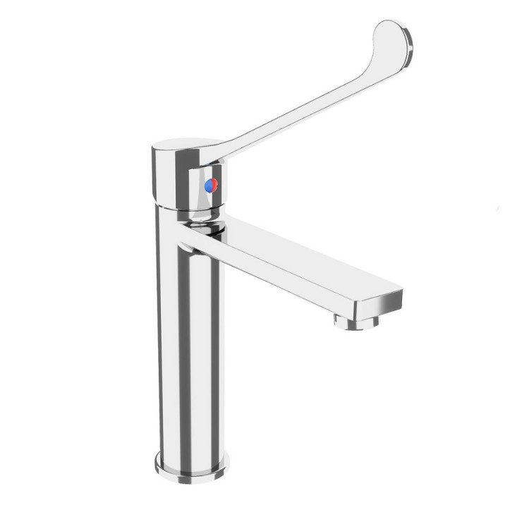 Izlietnes jaucējkrāns cilvēkiem ar īpašām vajadzībām RAVAK SAFE, hroms