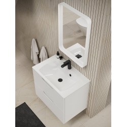 Spogulis ar LED apgaismojumu Ravak Stripe I 50x70cm, balts