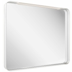Spogulis ar LED apgaismojumu Ravak Stripe I 90x70cm, balts