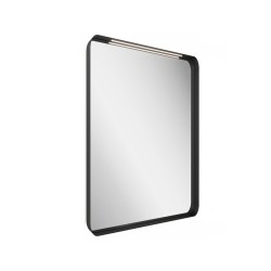 Spogulis ar LED apgaismojumu Ravak Stripe I 50x70cm, melns