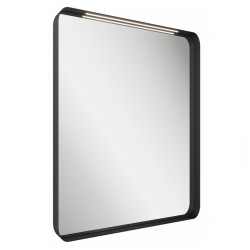 Spogulis ar LED apgaismojumu Ravak Stripe I 60x70cm, melns