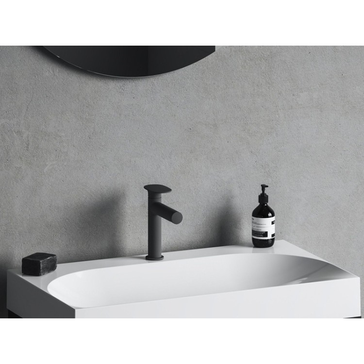 Izlietnes maisītājs RAVAK SPRING SG 012.20BL, melns matēts