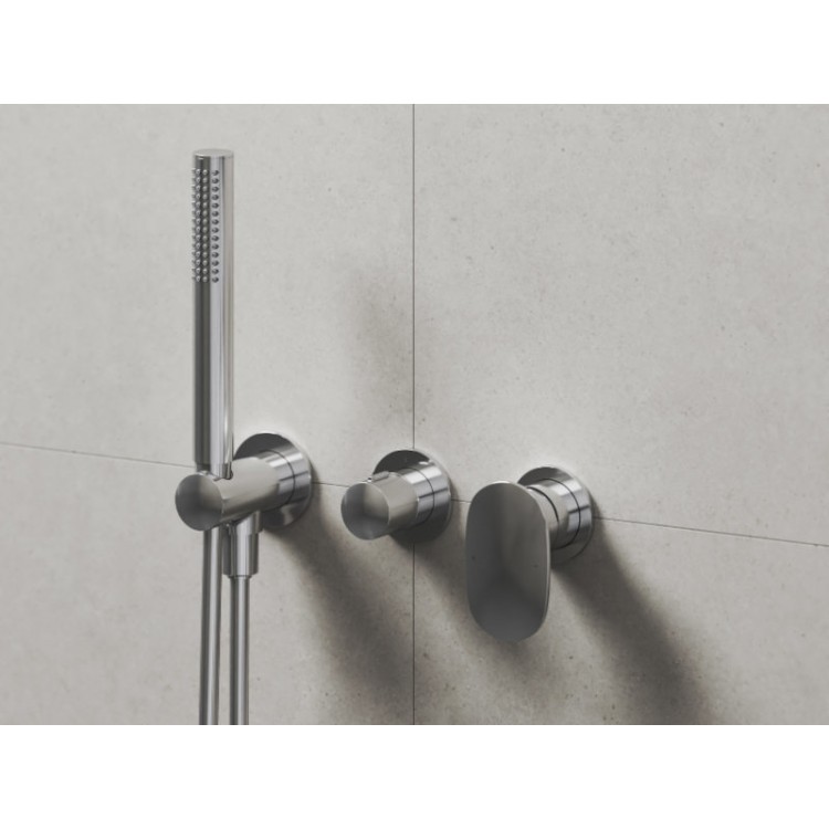 Dušas iebūvējamais maisītājs RAVAK SPRING SG 065.00CR.O2, hroms