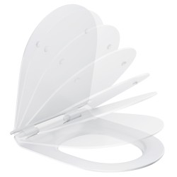 Tualetes poda vāks ar Soft Close Ravak VITA Slim, balts