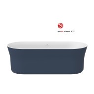 Brīvi stāvoša vanna Ravak YPSILON 180x80 cm, tumši zila/balta