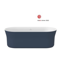 Brīvi stāvoša vanna Ravak YPSILON 180x80 cm, tumši zila/balta