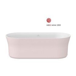 Brīvi stāvoša vanna Ravak YPSILON 180x80 cm, rozā/balta