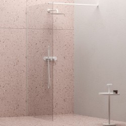 Dušas siena RAVAK Walk In Wall White Matt 90x200cm, GW9W70E00Z1