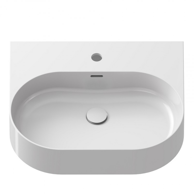 Vannas istabas uzliekamā izlietne Ravak Ceramic 550 O Slim Wall 55x45 cm