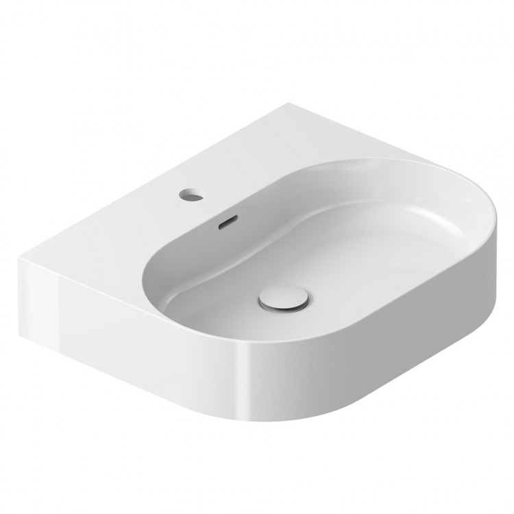 Vannas istabas uzliekamā izlietne Ravak Ceramic 550 O Slim Wall 55x45 cm