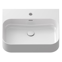 Vannas istabas uzliekamā izlietne Ravak Ceramic 550 R Slim Wall 55x45 cm