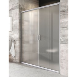 Dušas durvis bīdāmās RAVAK Blix BLDP4 120cm, satīns/matēts