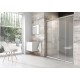 Dušas durvis bīdāmās RAVAK Blix BLDP4 120cm, satīns/matēts