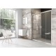 Dušas durvis bīdāmās RAVAK Blix BLDP4 150cm, hroms/caurspīdīgs