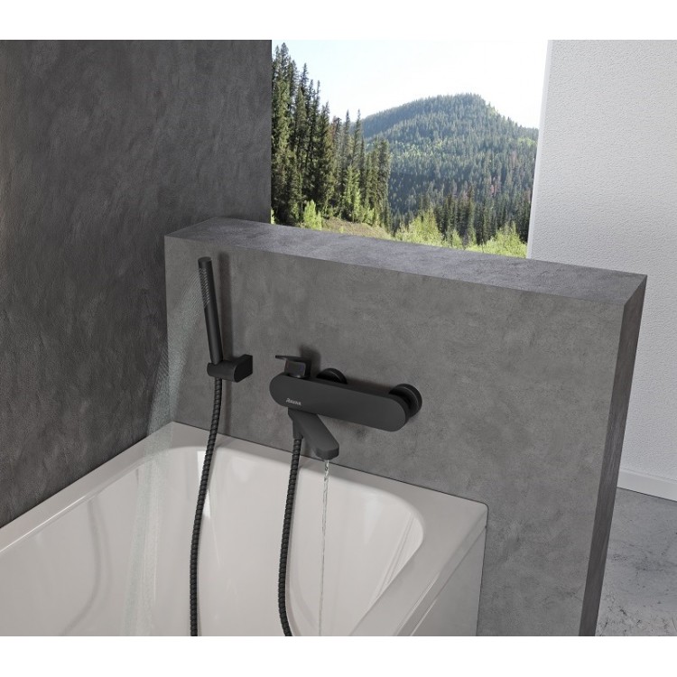 Vannas un dušas maisītājs RAVAK Chrome CR 022.20BL, melns X070431