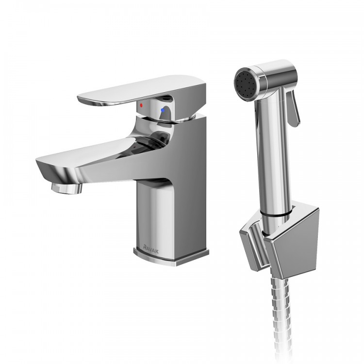 Izlietnes maisītājs ar bidetta rokas dušu Ravak BM 011.01, X070165