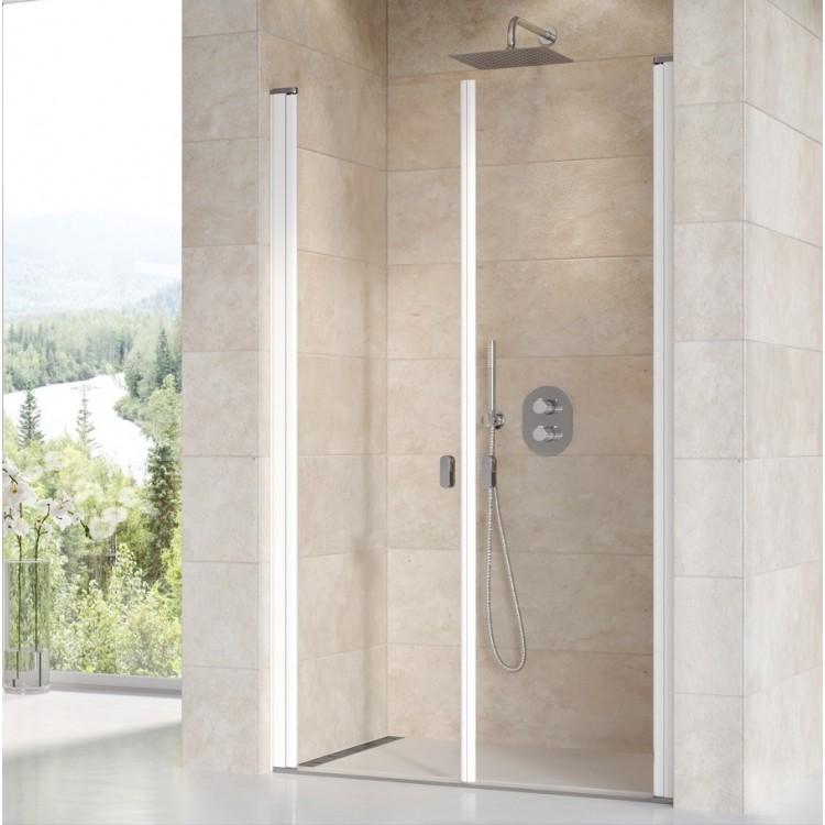 Dušas durvis RAVAK Chrome CSDL2 110 cm, balts