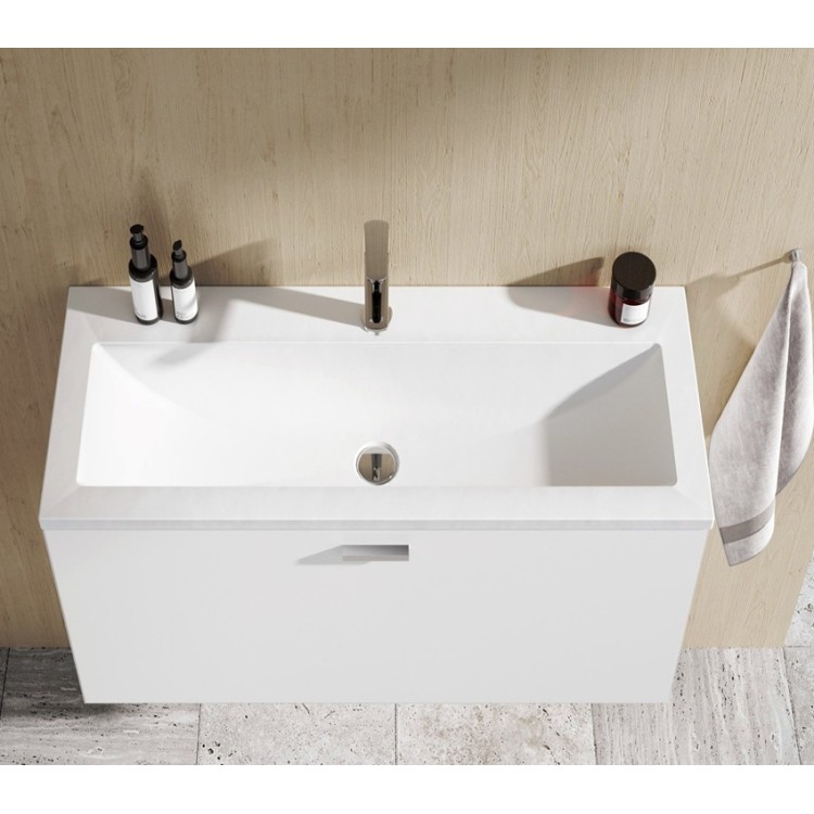 Vannas istabas skapītis izlietnei RAVAK SD Clear 800, balts