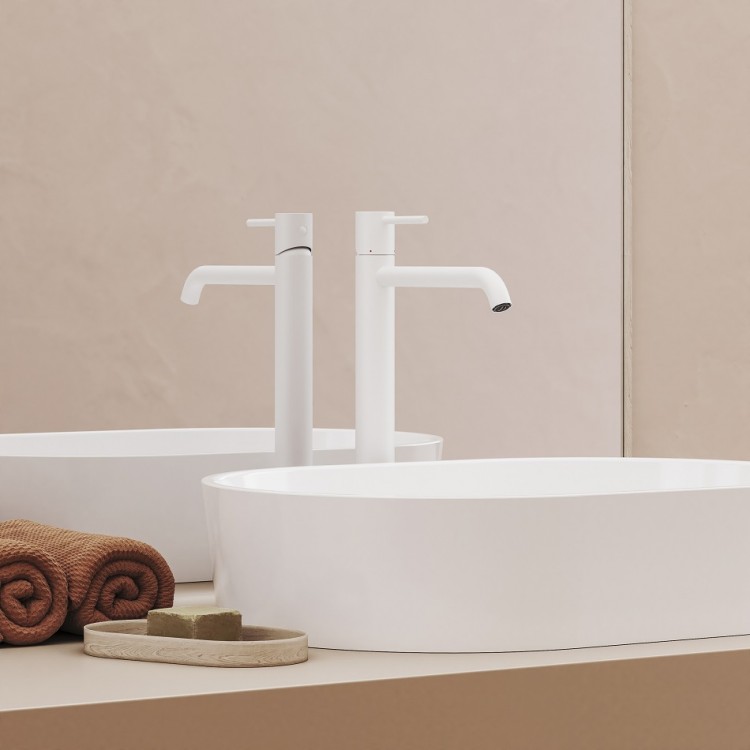 Izlietnes maisītājs paaugstināts RAVAK ESPIRIT ES 015.10WV, balts matēts