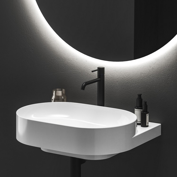 Izlietnes maisītājs paaugstināts RAVAK ESPIRIT ES 014.20BLM, melns matēts