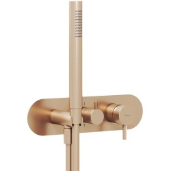 Ravak Espirit Vannas/dušas jaucējkrāna virsapmetuma daĮa ES 065.60RGB.O2RB07D, matēts rozā zelts