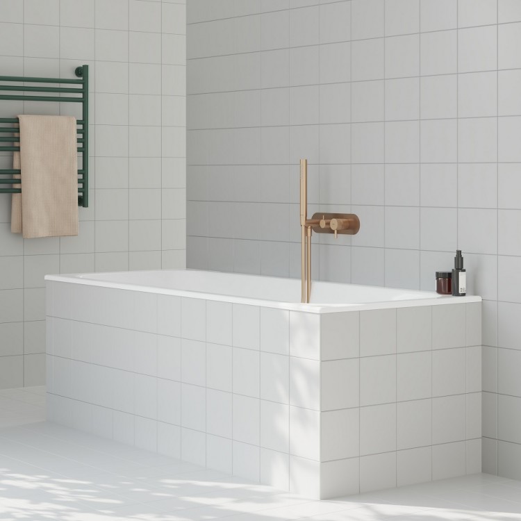 Ravak Espirit Vannas/dušas jaucējkrāna virsapmetuma daĮa ES 065.60RGB.O2RB07D, matēts rozā zelts