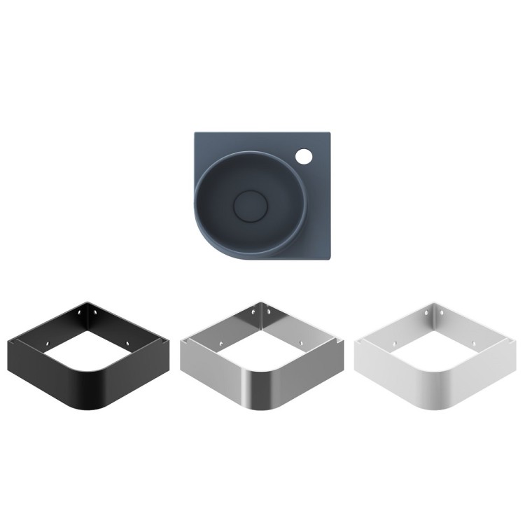 Vannas istabas stūra izlietne Ravak Yard 280 C 28x28 cm, Deepsea Blue