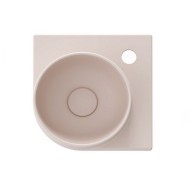 Vannas istabas stūra izlietne Ravak Yard 280 C 28x28 cm, Alabaster Pink