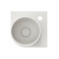 Vannas istabas stūra izlietne Ravak Yard 280 C 28x28 cm, Smoke Grey